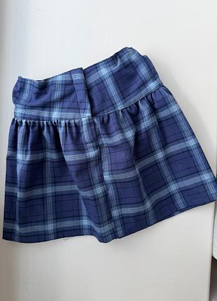 Спідниця h&m для дівчинки у клітинку 134 см (8–9 років)