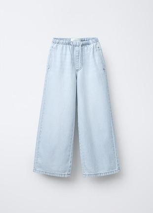 Джинсы свет голубые р.148 на 11-12 лет zara