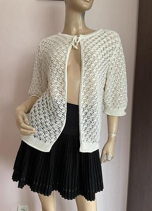 Кардиган- кроше/ xl/ brend jacqueline de yong