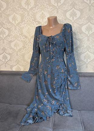 Сукня pretty darling міді в квітковий принт, розмір s (eu 36)