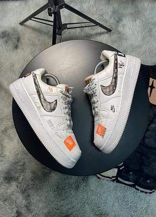 Nike air force 1 low '07 lx "just do it" white розмір 38