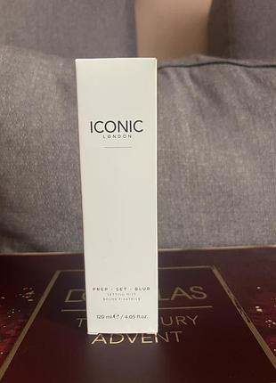 Спрей для фіксації макіяжу iconic london pref-set-blur 120мл