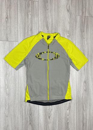 Oakley cycling jersey yellow men’s m велоджерсі