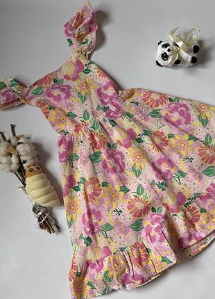 🌸 нова лляна сукня hattie hippie 6–7 років (122 см)