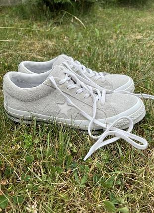 Замшеві кросівки кеди converse one star оригінал 40 розмір (25.5 см) унісекс