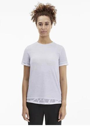 Puma оригінал l/xl жіноча футболка сіра