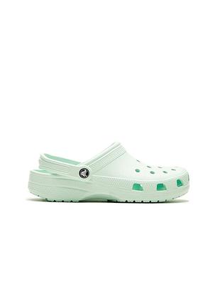 Сабо крокс mint green - crocs adults classic clogs м11