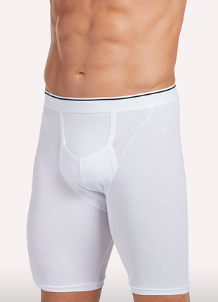 Мужские трусы-боксеры jockey® pouch boxer brief, белые - 1 шт