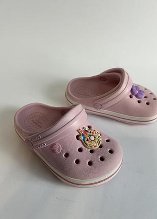 Дитячі сабо від crocs для дівчинки 5