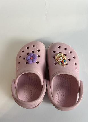Дитячі сабо від crocs для дівчинки 7