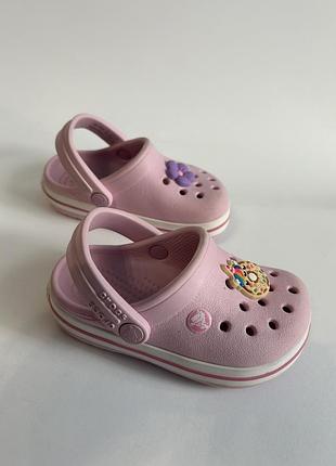 Дитячі сабо від crocs для дівчинки 6