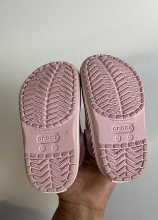 Дитячі сабо від crocs для дівчинки 9