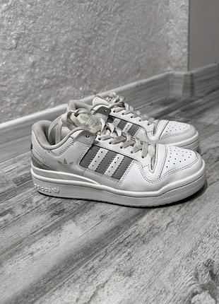 Adidas forum low cl cloud white/grey 37