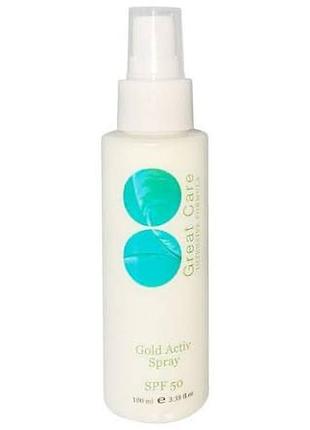 Спрей gold activ spf 50