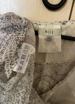Блуза майка кофтинка легка невагома шовк 100% silk 100% натуральна повітряна легка nile s