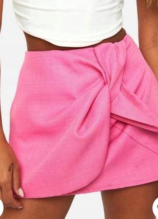 Міні-спідниця рожева boohoo 14р eur 14p