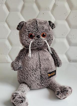 М'яка іграшка кот басік сірий котик басик basic & co budi basa