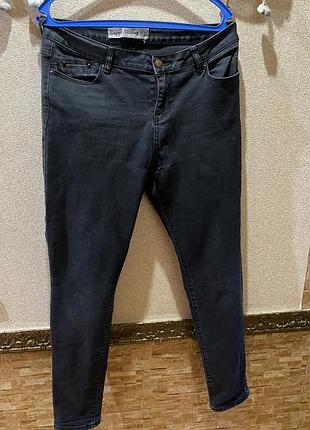 Чорні жіночі джинси super skinny denim co стрейч