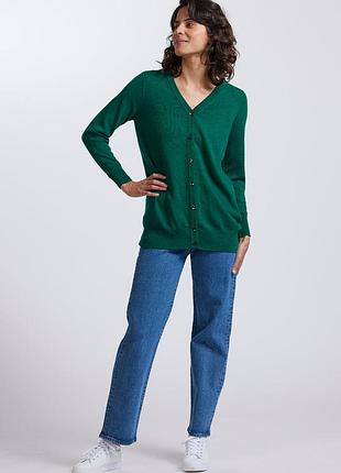 Подовжений жіночий кардиган з вовни мериноса від  j crew