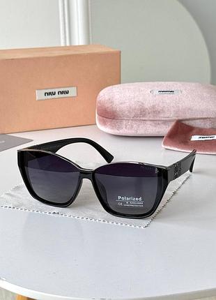Кошечка m u m iu (polarized) ➖модель: 0506 💁‍♀️подойдет на среднее лицо  ➖оправа: пластик 🌈лінзи: polarized  ➖защита: uv400