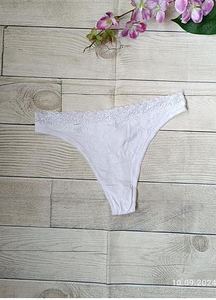 Гладкі жіночі трусики стрінги тонг sloggi pure lace