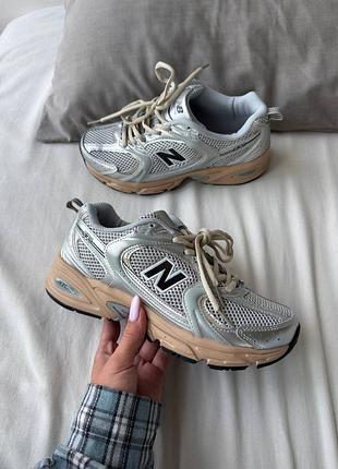 New balance 530 silver beige