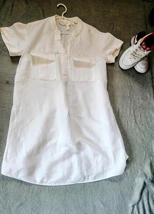 Платье летнее лён h&amp;m