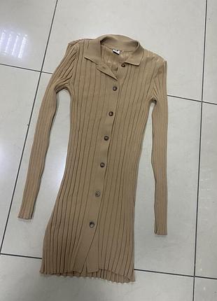 Сукня трикотажна на ґудзиках visual clothing project s