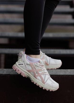 Кросівки asics gel kahana 8 white pink, оригінал