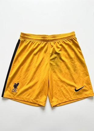 Футбольні шорти nike liverpool f.c. (l) - жовті, dri-fit