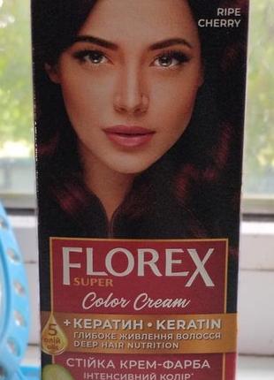 Обмін! крем-фарба для волосся від florex стигла вишня