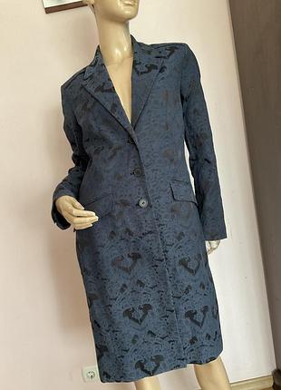 Фактурный удлиненный жакет/ l/ brend dress