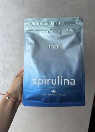Топ спіруліна в таблетках 500г spirulina