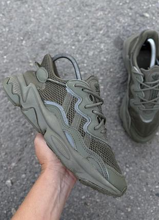 Adidas кроссовки оригинал ozweego 38 38.5 размер хаки