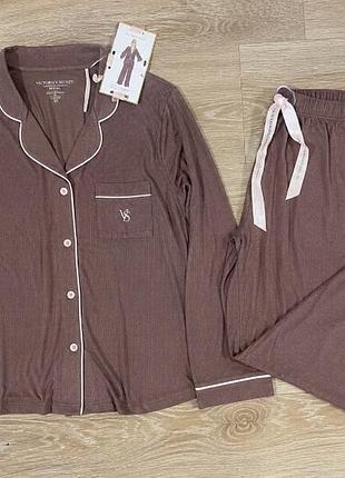 Нова піжама victoria’s secret modal long pajama set m, оригінал, з бірками
