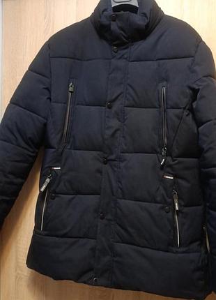 Зимняя стеганая мужская куртка очень теплая burtstrom xl-xxl