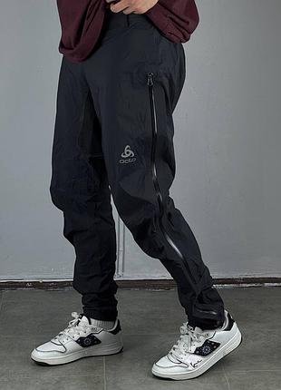 Odlo morzine waterproof штаны брюки треккинговые трейловые штани тактичні гірські горные тактические дощовик рыбалка трекінгові туристичні дождевик