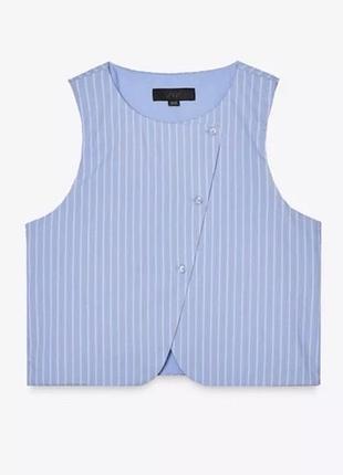Новинка! трендова, нереально стильна жилетка/безрукавка/топ zara.
