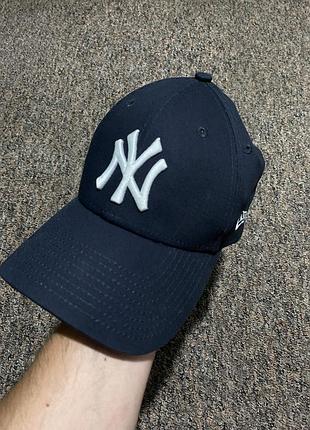 Бейсболка new york yankees оригинал р-s/м/l. цвет серо-синий
