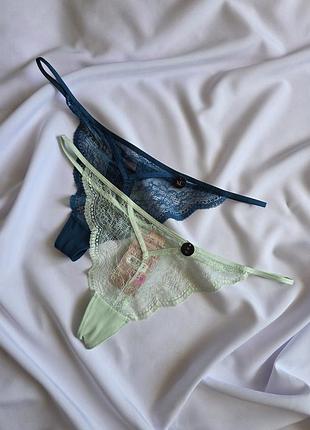 Мереживні стринги плюс сайз hunkemoller xl uk 14 42 44