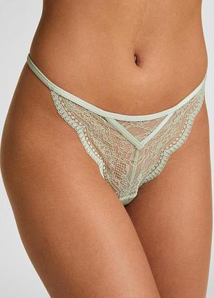 Мереживні стринги плюс сайз hunkemoller xl uk 14 42 44