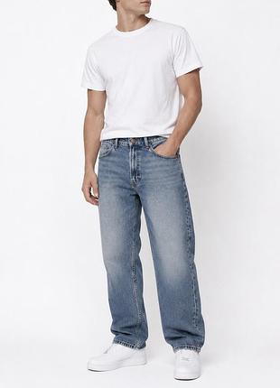 Блакитні прямі джинси berserka straight fit