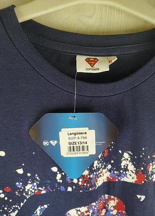 Лонгслив superman dc comics 13–14 лет 3