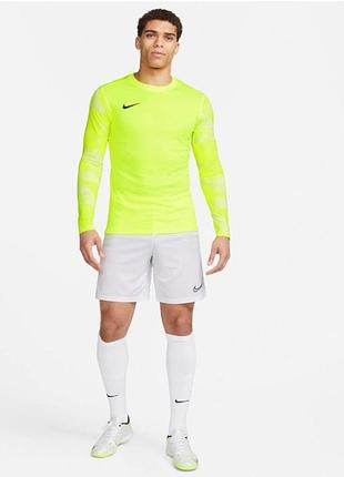 Чоловічий спортивний яскраво-жовтий лонгслів від nike  розмір l