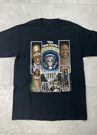 Футболка the first family barack obama usa president rap t-shirt