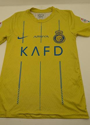Дитяча футбольна футболка (al-nassr ronaldo 7) | розмір 140 | стан гарний