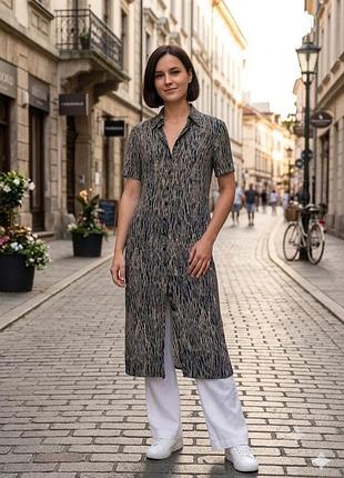 1+1= 3.квенная - рубашка, платье - халат, бренда "marks and spencer", 769 14, полиэстер.