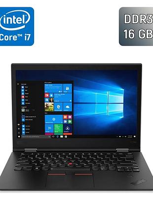 Ноутбук-трансформер б-клас lenovo thinkpad x1 yoga 3rd / 14" (2560x1440) ips / intel core i7-8650u (4 (8) ядра по 1.9 - 4.2 ghz) /