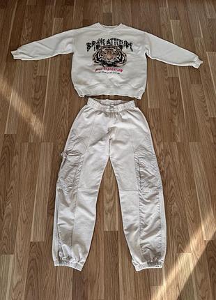 Костюм штани і світшот zara