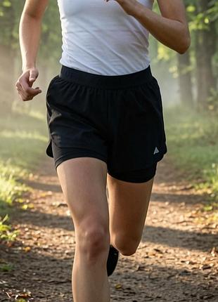 Спортивні бігові шорти next active з внутрішніми тайтсами